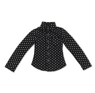 Dot Pattern Shirt (Black), Azone, Accessories, 1/6, 4582119989095